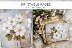 floral vintage pages, junk journal Product Image 1