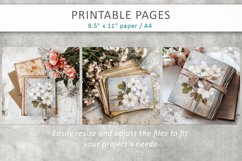 floral vintage pages, junk journal Product Image 7
