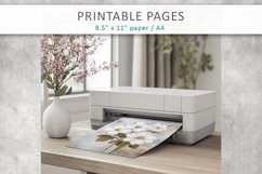 floral vintage pages, junk journal Product Image 8