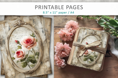 romantic junk journal pages Product Image 3