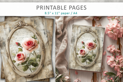 romantic junk journal pages Product Image 8