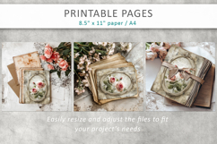 romantic junk journal pages Product Image 10
