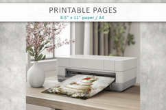 grunge wedding cake printable pages, junk journal Product Image 9