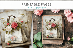 rustic wedding journal, junk journal Product Image 3