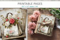 rustic wedding journal, junk journal Product Image 1