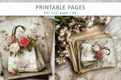 rustic wedding journal, junk journal Product Image 5