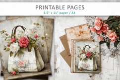 rustic wedding journal, junk journal Product Image 6