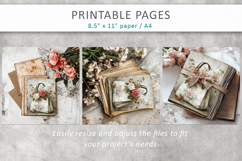 rustic wedding journal, junk journal Product Image 8