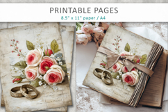 wedding rings printable, junk journal Product Image 7