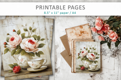 grunge cup of coffee junk journal Product Image 6