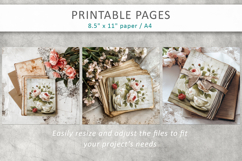 grunge cup of coffee junk journal Product Image 9