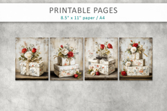 grunge wedding gift junk journal pages Product Image 2
