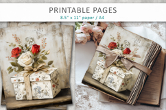 grunge wedding gift junk journal pages Product Image 6