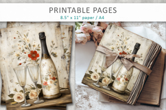 printable wedding junk journal pages Product Image 7