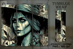 4 Witch Tumbler Sublimation, 20 oz Tumbler Wrap Product Image 4