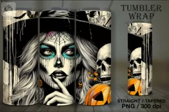 4 Witch Tumbler Sublimation, 20 oz Tumbler Wrap Product Image 5