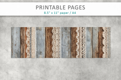 Grunge Scrapbook Backgrounds, aged wood texture Product Image 2