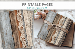 Grunge Scrapbook Backgrounds, aged wood texture Product Image 4
