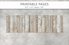 Farmhouse Wood Textures, junk journal Product Image 2