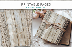 Farmhouse Wood Textures, junk journal Product Image 1