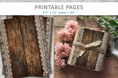 Farmhouse Wood Textures, scrapbook paper Product Image 3