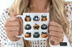 Gothic Pumpkin Girly PNG | Halloween PNG Product Image 2