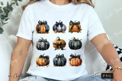 Gothic Pumpkin Girly PNG | Halloween PNG Product Image 3
