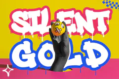 Gruze Webfont Layered Graffiti Drip Font | Bold Urban Product Image 2