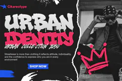 Gruze Webfont Layered Graffiti Drip Font | Bold Urban Product Image 3