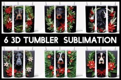 SUPER 108 3D Christmas Dogs Tumbler Sublimation I 18 Breeds Product Image 10