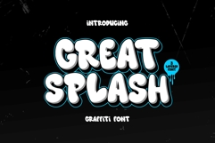 Great Splash - 3d Layered Graffiti Font Product Image 1