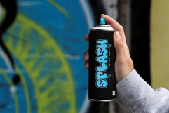 Great Splash | 3D Layered Graffiti Webfont for Urban Impact Product Image 3