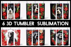 SUPER 108 3D Christmas Dogs Tumbler Sublimation I 18 Breeds Product Image 11