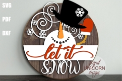 Christmas Door Hangers SVG Bundle | Christmas Holiday Signs Product Image 4