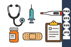 Medical equipment and supplies including stethoscope syringe Product Image 1