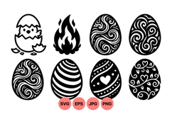 Easter Eggs And Bonfire Clipart For Seasonal Crafts Product Image 1