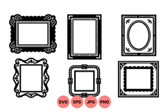 Vintage Decorative Frame Clipart For Invitations Product Image 1