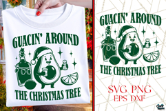 Guacin&#039; Around The Christmas Tree | Christmas Svg Product Image 1