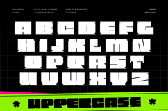 Gualinx - Modern Expanded Bold Sans Serif Font Product Image 2