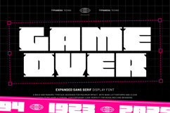 Gualinx - Modern Expanded Bold Sans Serif Font Product Image 5