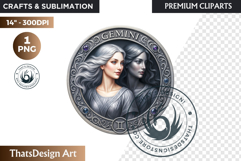 Gemini Zodiac Clipart PNG,Guardian, Astrology,horoscope Product Image 1