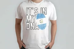 It's in my DNA Guatemala Flag Fingerprint PNG Sublimation Product Image 2