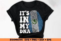 It's in my DNA Guatemala Flag Fingerprint Sublimation SVG Product Image 2