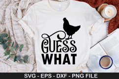Guess what - Chicken SVG Design Product Image 1