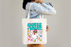 Guess What Chicken Funny Preppy Striped Product Image 3