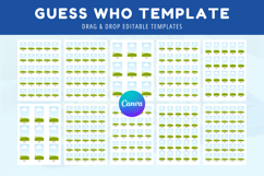 Guess Who Board Game Canva Editable Template Product Image 2