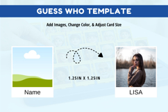 Guess Who Board Game Canva Editable Template Product Image 3