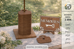 Guest Book Alternatives Bundle Lasercut.Signs With Stand SVG Product Image 13