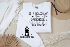 Be A Beacon Of Hope Sleeve SVG, Motivational SVG Design Product Image 3
