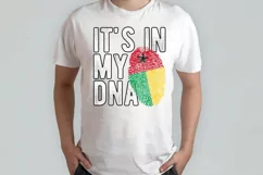 It's in my DNA Guinea-Bissau Flag Fingerprint PNG Product Image 2